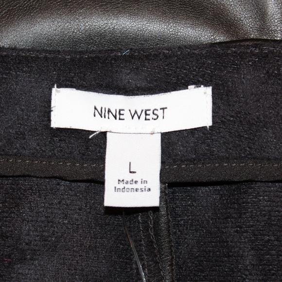 Nine West faux leather skirt (women’s L) (NWT) - Picture 9 of 11